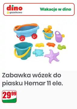 Dino Zabawka wózek do piasku Hemar 11 ele oferta