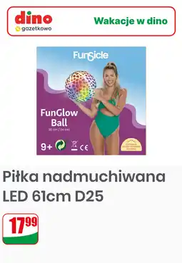 Dino Piłka nadmuchiwana LED 61cm D25 oferta