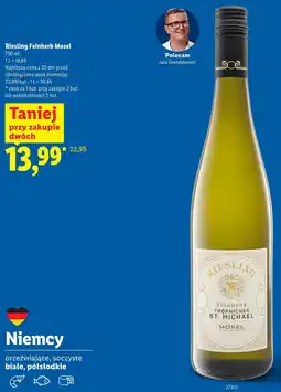 Lidl Riesling Feinherb Mosel oferta