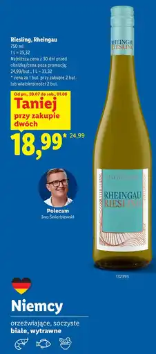 Lidl Riesling, Rheingau oferta