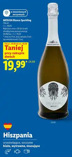 Lidl MEDUSA Blanco Sparkling oferta