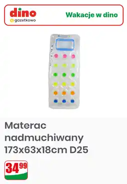 Dino Materac nadmuchiwany 173x63x18cm D25 oferta