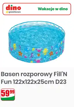Dino Basen rozporowy Fill'N Fun 122x122x25cm D23 oferta