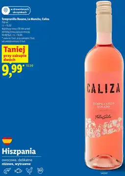 Lidl Tempranillo Rosano, La Mancha, Caliza oferta