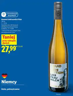 Lidl Hammel Liebfraumilch Pfalz oferta
