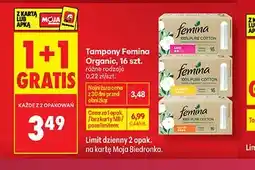 Biedronka Tampony Femina Organic oferta