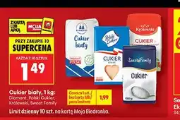 Biedronka Cukier biały Diamant oferta