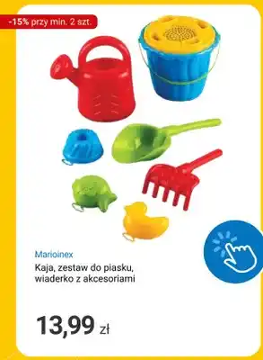 Zestaw do piasku Marioinex Kaja wiaderko z akcesoriami