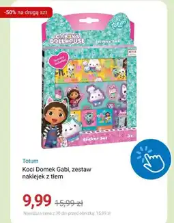 Smyk Zestaw naklejek z tłem Koci Domek Gabi Totum oferta