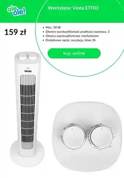 OleOle Wentylator kolumnowy Vesta ETF03 oferta