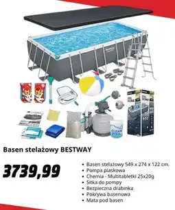 Media Markt Basen stelażowy Bestway oferta