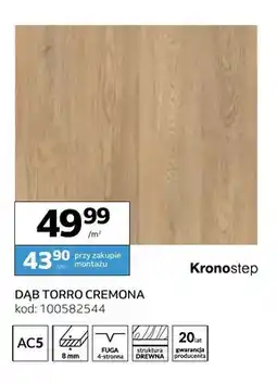 Komfort Panele podłogowe Kronostep Dąb Torro Cremona AC5 8 mm oferta