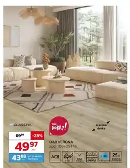 Komfort Panele podłogowe Classen Dąb Verona AC5 7 mm oferta