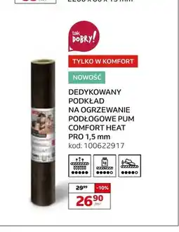 Komfort Podkład pod panele Pum Comfort Heat Pro 1,5 mm oferta