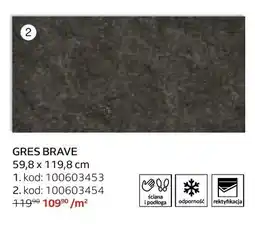 Komfort Gres Brave 59,8x119,8 cm kod 100603454 oferta