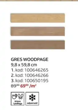 Komfort Gres Senti Woodpage 9,8x59,8 cm kod 100646265 oferta