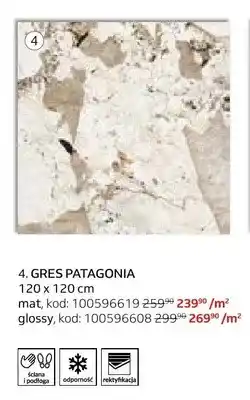 Komfort Gres Patagonia mat 120x120 cm oferta
