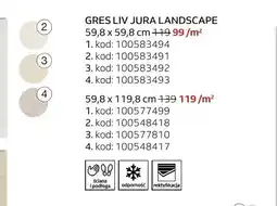Komfort Gres Opoczno Liv Jura Landscape 59,8x59,8 cm oferta