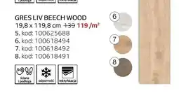 Komfort Gres Opoczno Liv Beech Wood 19,8x119,8 cm oferta