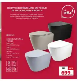 Komfort Miska zawieszana Senti Torino beżowy oferta