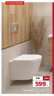 Komfort Miska zawieszana Senti Torino biały połysk oferta