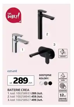 Komfort Bateria umywalkowa Cersanit Crea oferta