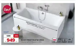 Komfort Wanna prostokątna Cersanit Virgo oferta