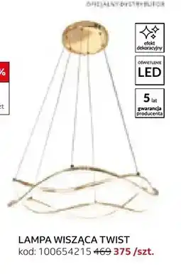 Komfort Lampa wisząca Light Prestige Twist oferta