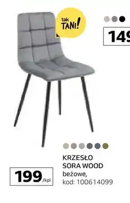 Komfort Krzesło Sora Wood beżowe oferta