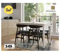 Komfort Stół rozkładany Sendi 120(160) x 80 cm oferta