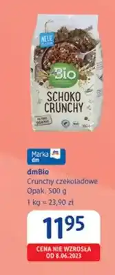 dm drogerie markt Crunchy czekoladowe dmBio oferta