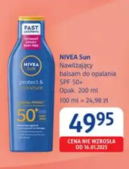 dm drogerie markt Balsam do opalania Nivea Sun nawilżający SPF 50+ oferta