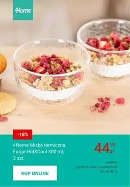 4home Miska termiczna 4Home Forge Hot&Cool 300 ml 2-pak oferta