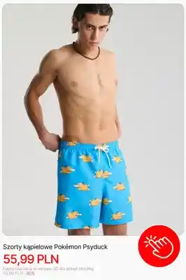 Szorty kąpielowe Pokémon Psyduck Cropp