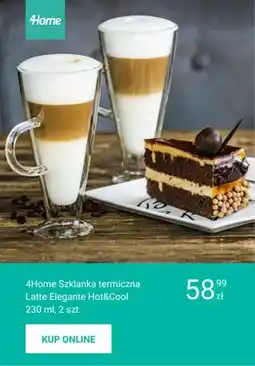 4home Szklanka termiczna 4Home Latte Elegante Hot&Cool 2-pak oferta