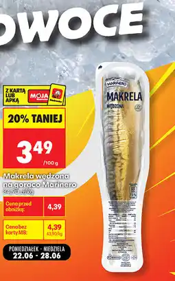 Biedronka Makrela wędzona na gorąco Marinero oferta