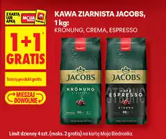 Biedronka Kawa ziarnista Jacobs oferta