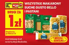 Biedronka WSZYSTKIE MAKARONY SUCHE GUSTO BELLO I PASTANI oferta