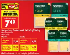 Biedronka Ser plastry Światowid oferta