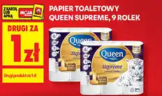 Biedronka PAPIER TOALETOWY QUEEN SUPREME, 9 ROLEK oferta