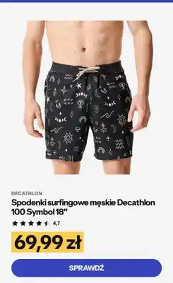 Spodenki surfingowe męskie Decathlon 100 Symbol 18