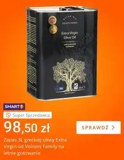 Allegro Oliwa z oliwek Extra Virgin Voliotis Family grecka oferta