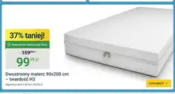 ERLI Materac dwustronny twardość H3 oferta