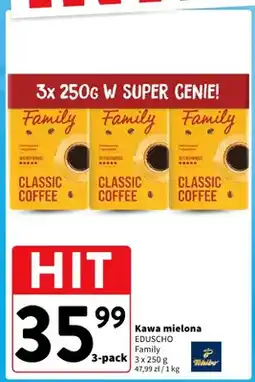 Intermarche Kawa mielona Eduscho Family Classic Coffee 3-pak oferta