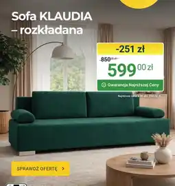 ERLI Sofa rozkładana Klaudia oferta