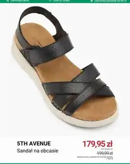 Deichmann Sandały damskie na obcasie 5th Avenue oferta