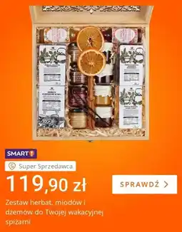 Allegro Zestaw herbat + miodów + dżemów oferta