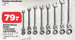 Netto Zestaw kluczy płasko-oczkowych z grzechotką oferta