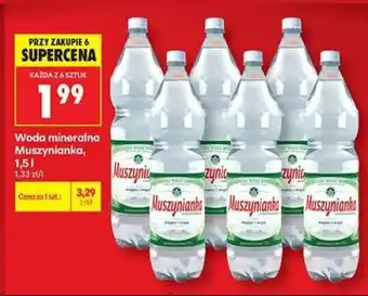 Biedronka Woda mineralna Muszynianka, 1,5 l oferta
