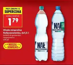 Biedronka Woda mineralna Nałęczowianka, 6x1,5 l oferta